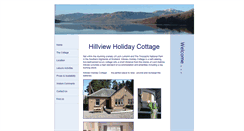 Desktop Screenshot of hillviewholidaycottage.co.uk